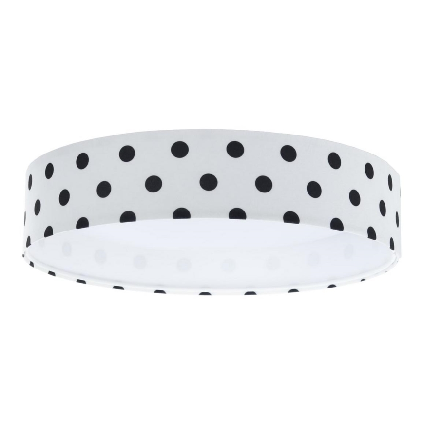 LED Kinderplafondlamp GALAXY KIDS LED/24W/230V stippen wit/zwart