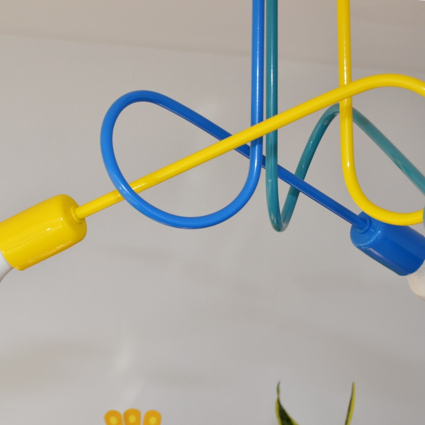 LED Kinderplafondlamp OXFORD 3xE27/15W/230V