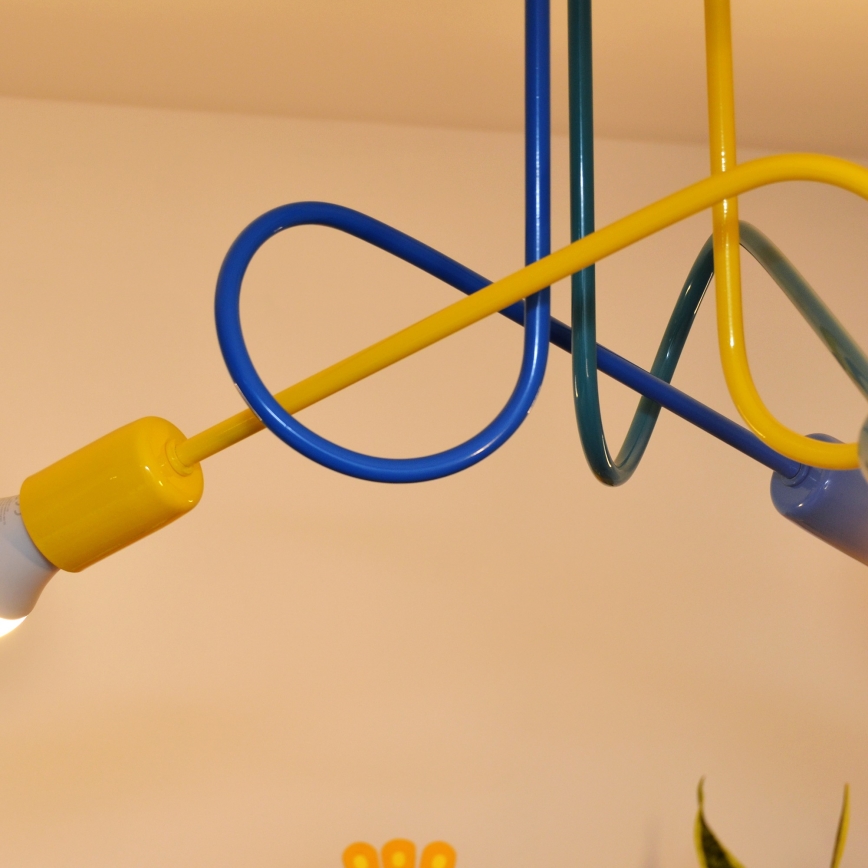 LED Kinderplafondlamp OXFORD 3xE27/15W/230V