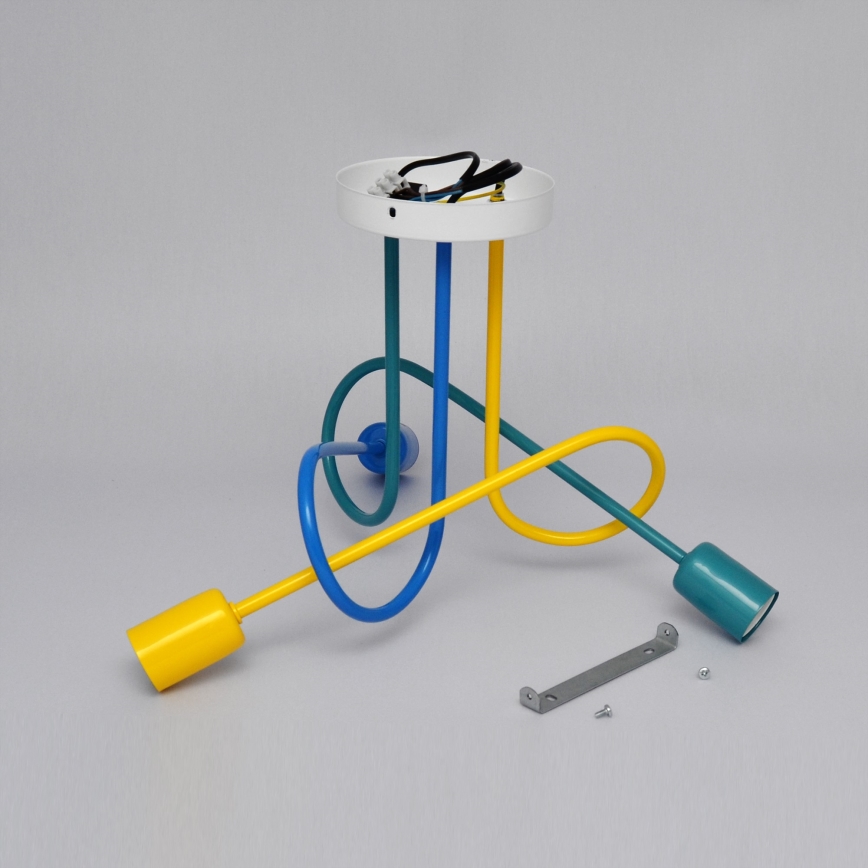 LED Kinderplafondlamp OXFORD 3xE27/15W/230V