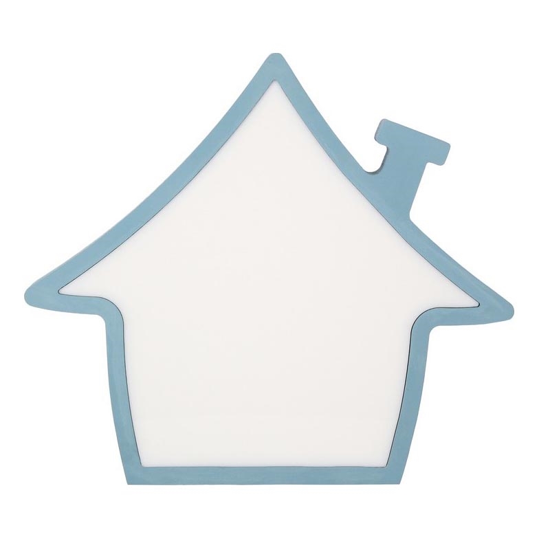 LED kindertafellamp HOUSE LED/10W/230V blauw