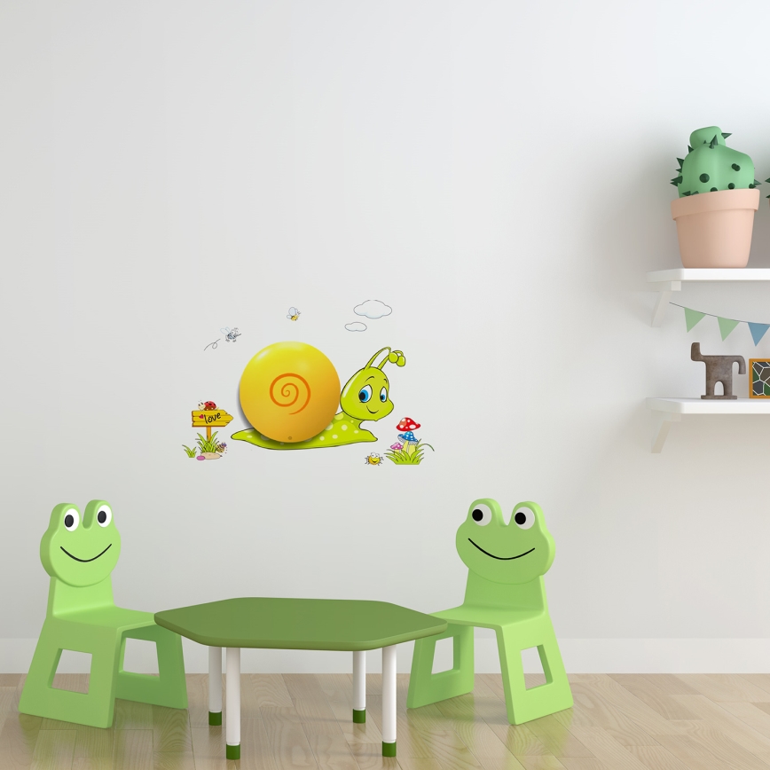 LED Kinderwandlamp 1xLED/0,6W/3xAAA