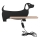 LED Kinderwandlamp met plank DOG LED/5W/230V zwart/hout,