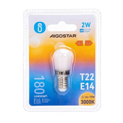 LED Koelkastlamp T22 E14/2W/230V 3000K - Aigostar