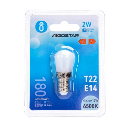 LED Koelkastlamp T22 E14/2W/230V 6500K - Aigostar