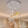 LED kristallen plafondlamp AVARA LED/24W/230V Ø 40 cm glanzend chroom + afstandsbediening
