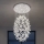 LED-kristallen plafondlamp SAMOA LED/30W/230V Ø 40 cm glanzend chroom + afstandsbediening