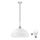 LED-kroonluchter aan kabel 1xE27/60W/230V wit