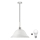 LED-kroonluchter aan kabel 1xE27/60W/230V wit