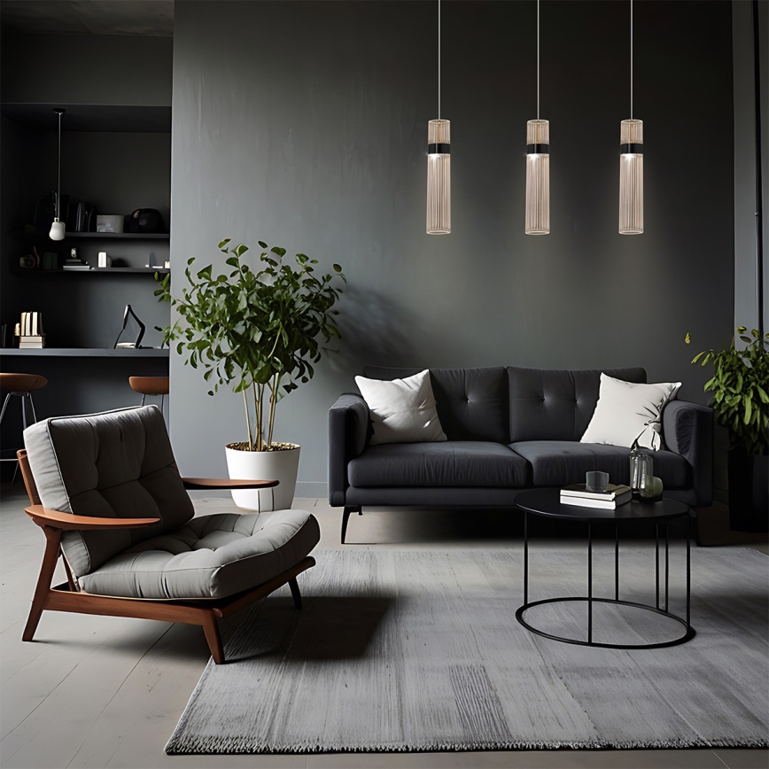 LED-kroonluchter aan kabel AMBIENTE 3xLED/6W/230V 3000/4000/6000K goud