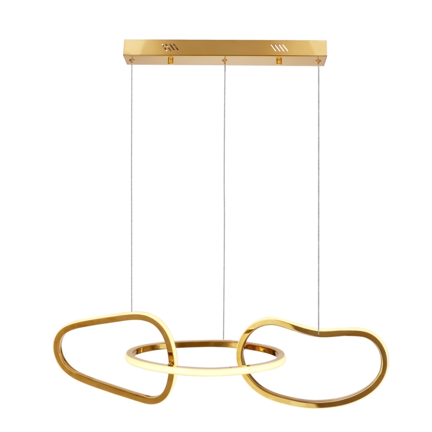 LED-kroonluchter aan kabel ANNELI LED/30W/230V 80 cm goud