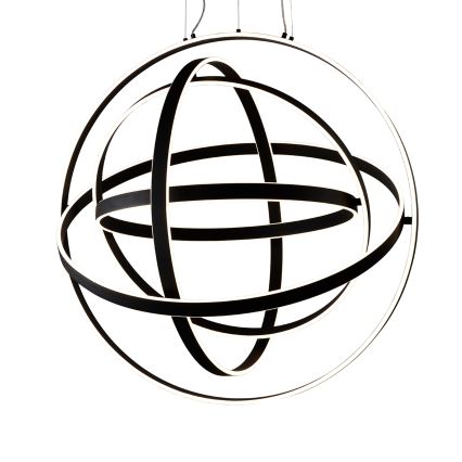 LED-kroonluchter aan kabel COPERNICUS LED/260W/230V zwart