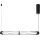LED-kroonluchter aan kabel CORTE LED/18W/230V zwart
