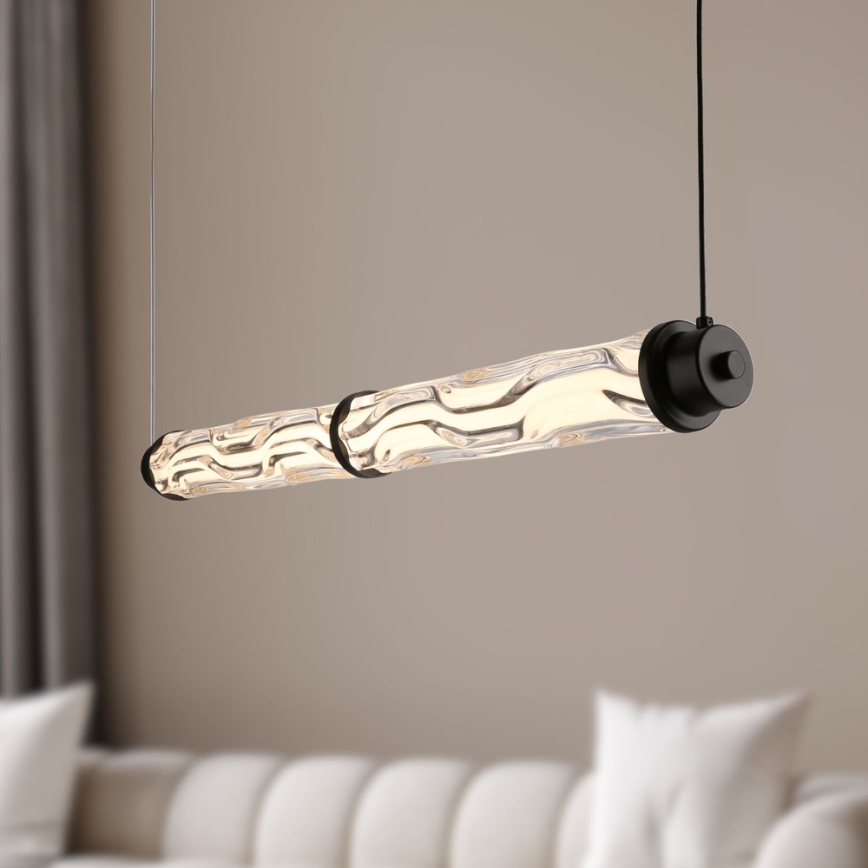 LED-kroonluchter aan kabel CORTE LED/18W/230V zwart