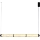 LED-kroonluchter aan kabel CORTE LED/25W/230V zwart