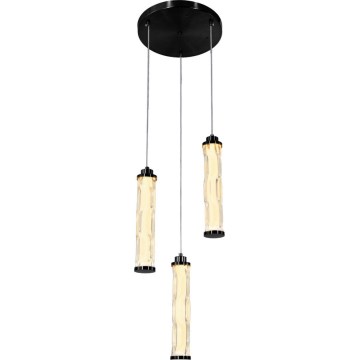 LED-kroonluchter aan kabel CORTE LED/25W/230V zwart