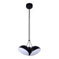 LED-kroonluchter aan kabel CROWD 3xLED/20W/230V zwart