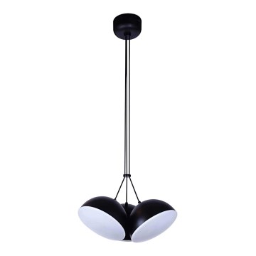 LED-kroonluchter aan kabel CROWD 3xLED/20W/230V zwart