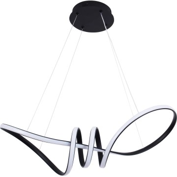 LED-kroonluchter aan kabel FLAVIA LED/44W/230V zwart