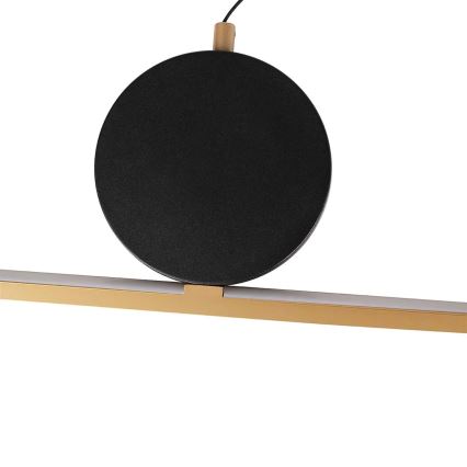 LED-kroonluchter aan kabel FLORENTYNA LED/48W/230V 4000K goud/zwart