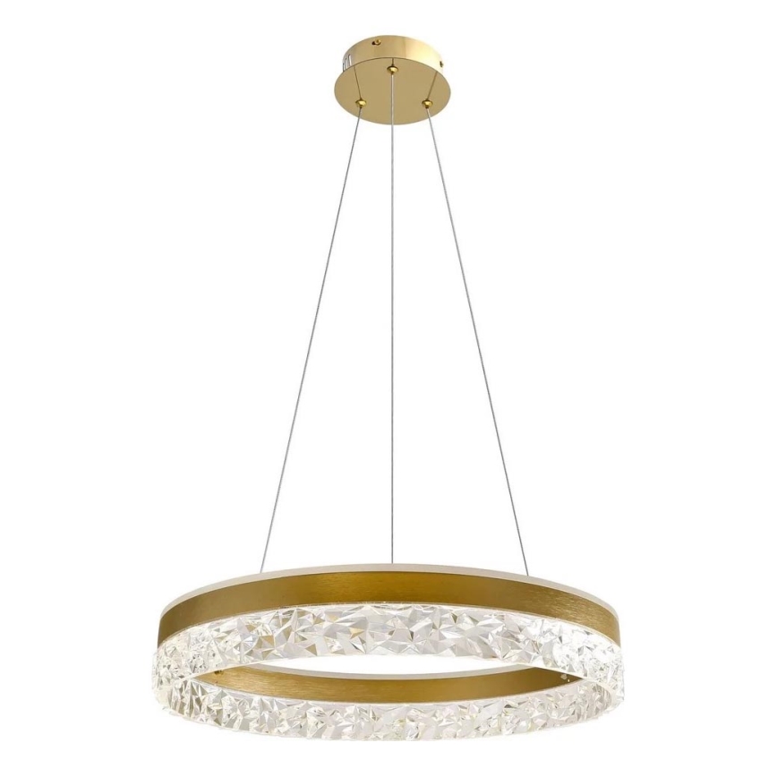 LED-kroonluchter aan kabel FROZI LED/32W/230V Ø 50 cm goudkleurig