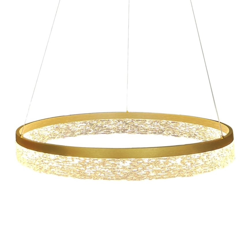 LED-kroonluchter aan kabel GALA LED/25W/230V Ø 50 cm goudkleurig