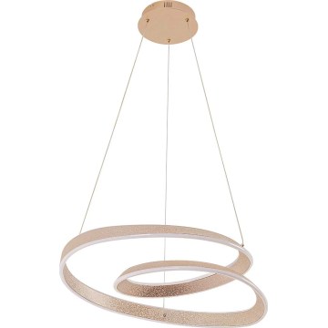 LED-kroonluchter aan kabel GLOW LED/75W/230V 4000K Ø 60 cm goudkleurig