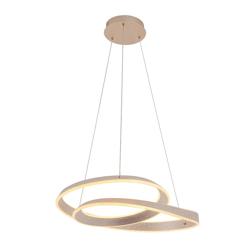 LED-kroonluchter aan kabel GLOW LED/75W/230V 4000K Ø 60 cm goudkleurig