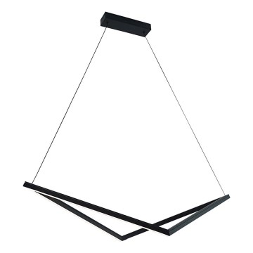 LED-kroonluchter aan kabel ISLA LED/32W/230V zwart