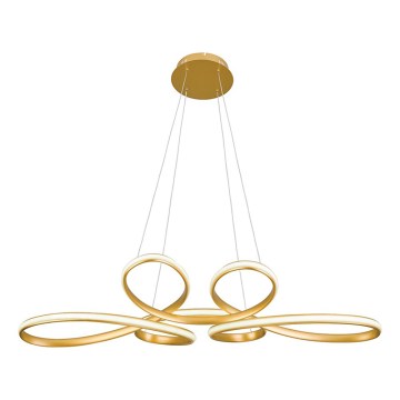 LED-kroonluchter aan kabel JILL LED/53W/230V goudkleurig