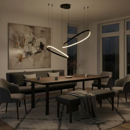 LED-kroonluchter aan kabel MICHELLE LED/48W/230V 4000K zwart