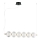 LED-kroonluchter aan kabel PELLUCID LED/23W/230V goud/transparant