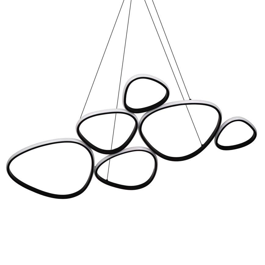 LED-kroonluchter aan kabel PETRA LED/58W/230V 4000K zwart