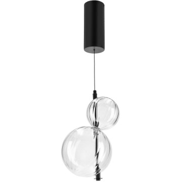 LED-kroonluchter aan kabel PLAYA LED/10W/230V zwart