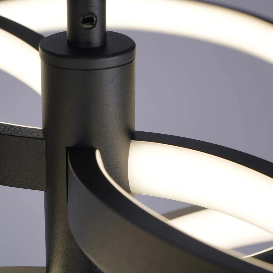 LED-kroonluchter aan kabel RIBBON LED/37W/230V 4000K zwart