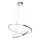 LED-kroonluchter aan kabel ROTONDA LED/51W/230V glanzend chroom