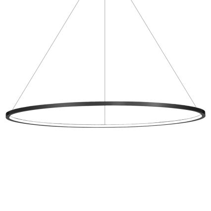 LED-kroonluchter aan kabel SATURNO LED/65W/230V Ø 120 cm IP44 zwart