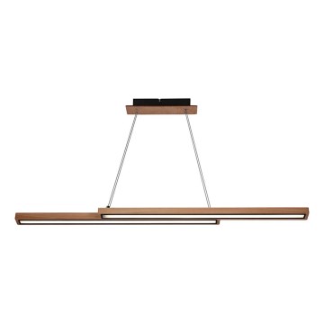 LED-kroonluchter aan kabel SENTO LED/19W/230V hout
