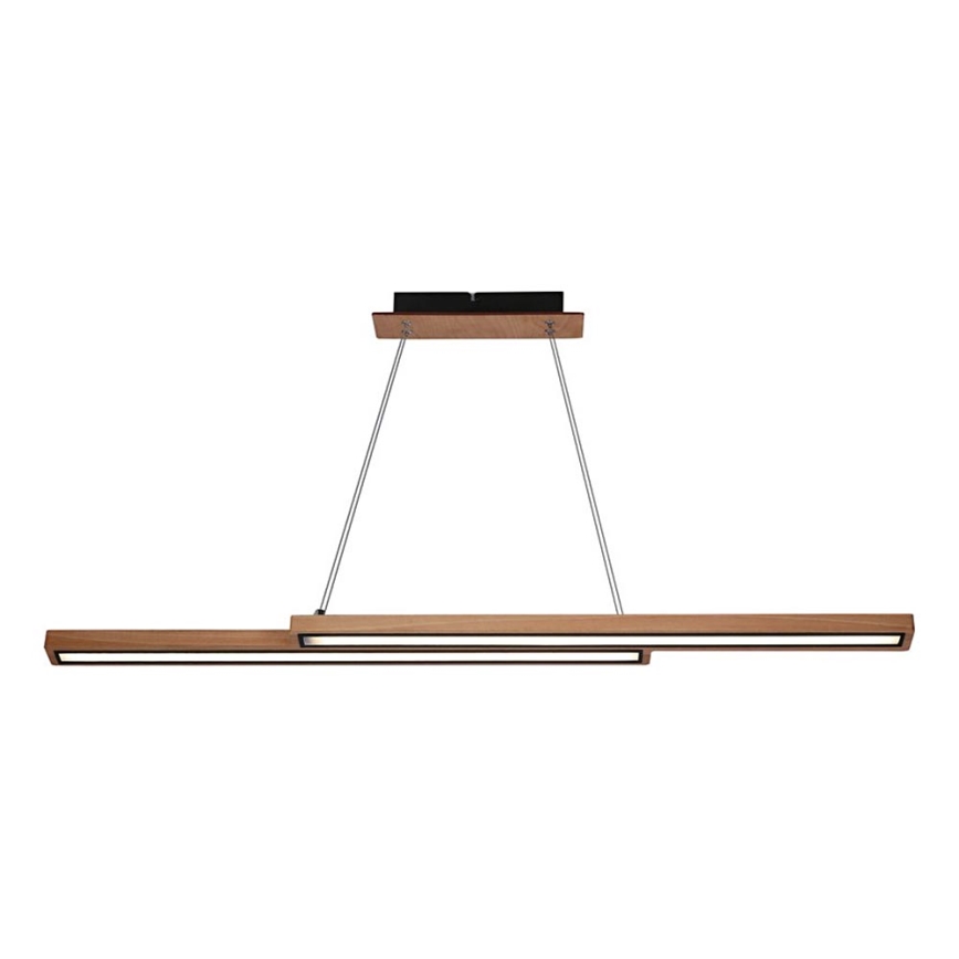 LED-kroonluchter aan kabel SENTO LED/19W/230V hout