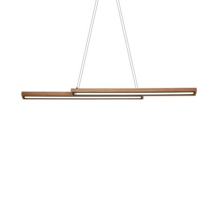 LED-kroonluchter aan kabel SENTO LED/19W/230V hout