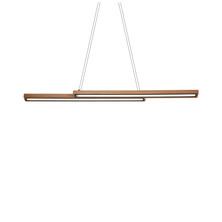 LED-kroonluchter aan kabel SENTO LED/19W/230V hout