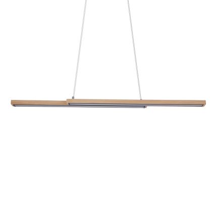 LED-kroonluchter aan kabel SENTO LED/19W/230V hout