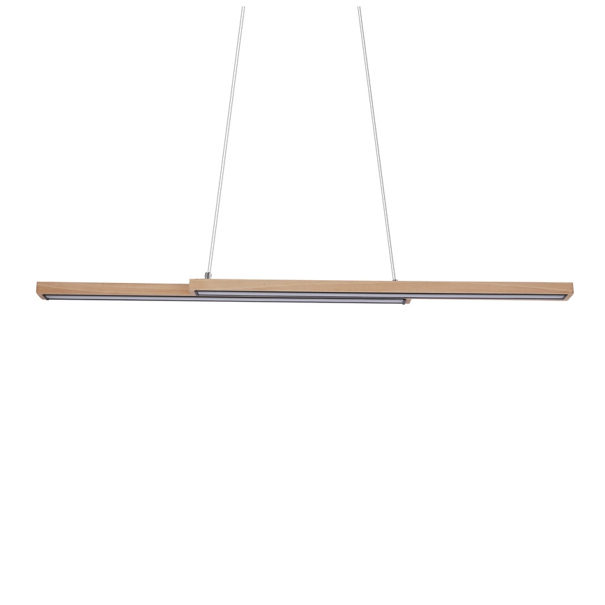 LED-kroonluchter aan kabel SENTO LED/19W/230V hout