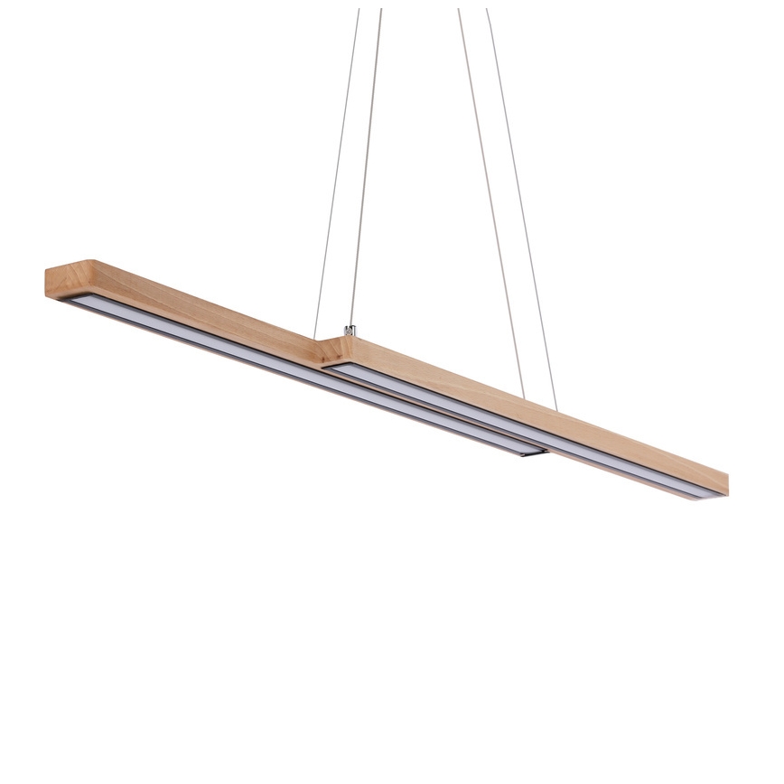 LED-kroonluchter aan kabel SENTO LED/19W/230V hout