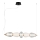 LED-kroonluchter aan kabel SHINY LED/23W/230V wit/goud