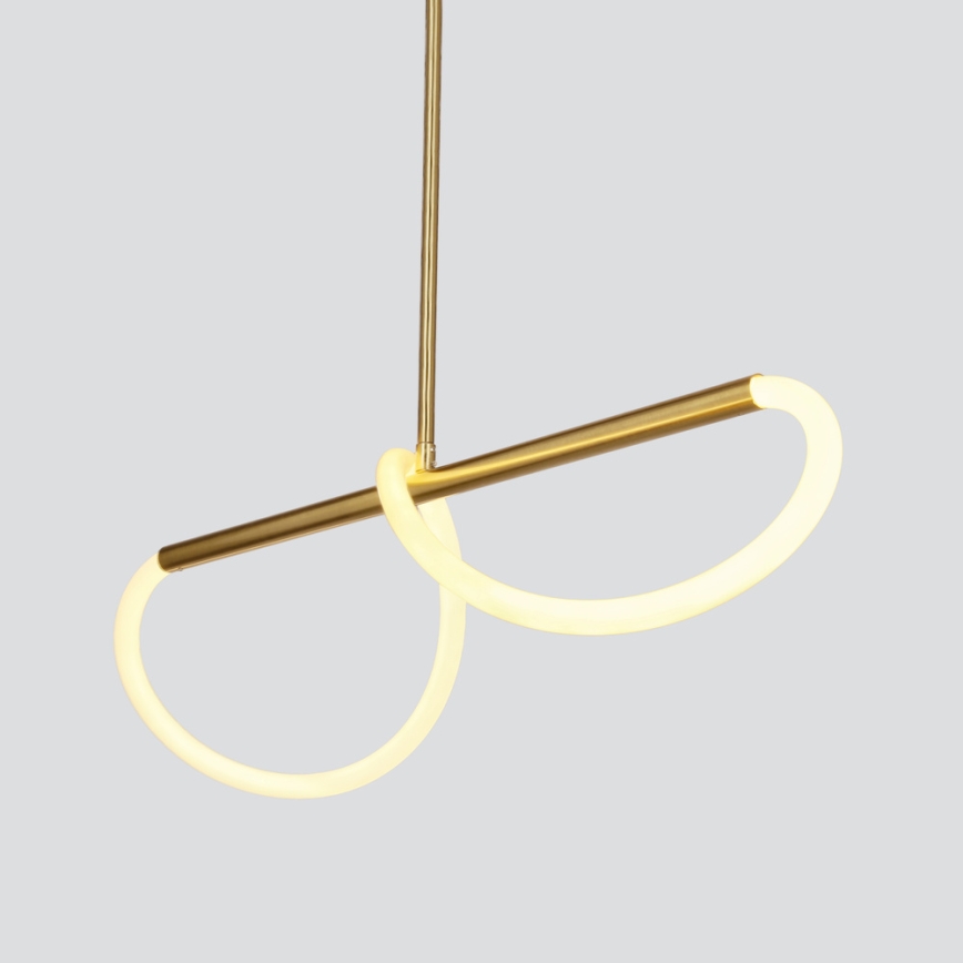 LED-kroonluchter aan kabel SUPREME LED/18W/230V 80 cm goudkleurig
