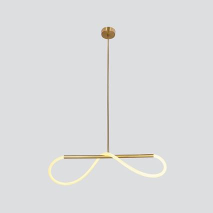 LED-kroonluchter aan kabel SUPREME LED/18W/230V 80 cm goudkleurig