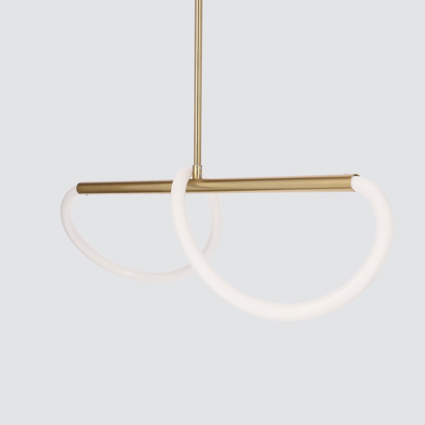 LED-kroonluchter aan kabel SUPREME LED/18W/230V 80 cm goudkleurig
