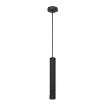 LED-kroonluchter aan kabel TUBA 1xGU10/4,8W/230V zwart