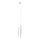 LED-kroonluchter aan kabel TUBULAR 3xLED/5W/230V wit